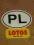 LOTOS MOTOR OIL  PL naklejka z dawnych lat