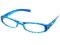 TURKUSOWE SZAFIROWE oprawki do okularow PODLUZNE