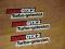 CASTROL  zestaw  naklejek z dawnych lat