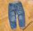 GEORGE SPODNIE JEANSY z KODEM Roz.110/116 BDB