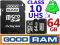 64GB CLASS 10 GOODRAM KARTA PAMIĘCI MICRO SDXC UHS
