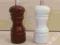 2x Młynek drewniany do pieprzu soli KOMPLET 12cm