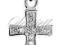 Srebrny (pr.925) krzyżyk z cyrkonią