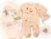 BABALUNO_PAJACYK + CZAPKA_ róż / KOTEK_ 3-6m