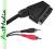 kabel DVBt SCART OUT / 2RCA chinch TV-AVIDEO 1,2m