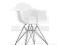 Krzesło Eiffel Arm inspirowane DAR białe