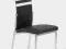 NOWOCZESNE KRZESŁO METALOWE K54 CZARNE