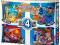 MEGA 4PAK DLA CHŁOPCÓW BAJKOWY ŚWIAT PUZZLE