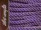 SZNUREK SKRĘCONY SKRĘCANY 5MM- 2 METRY- FIOLETOWY