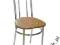 KRZESŁO IRYS CHROM JASNY BRĄZ NAJTANIEJ