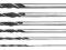 wiertła do drewna spiralne 6szt TOP TOOLS