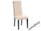 KRZESŁO DREWNIANE CS-52 KREMowy Eco-Skóra