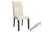 KRZESŁO DREWNIANE C-111 KREMOWY Eco-Skóra