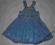DISNEY jeansow sukienka ogrodniczka Puchatek 86 92