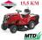 TRAKTOREK MTD OPTIMA LE155H RTG 92 B&amp;S 15,5KM