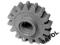 4AFOL LEGO Dk Bl Gray Technic Gear 16 Tooth 6542b