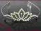 Diadem tiara korona opaska cyrkonie śłub - 33