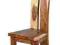 KRZESLO Z LITEGO DRZEWA MEH