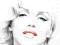 Portret Marilyn Monroe - Szkic - plakat 40x50 cm