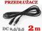 Kabel przewód przedłużacz 2m DC 2,5 / 5,5 005142