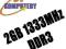 NOWA PAMIĘĆ DDR3 2GB 1333MHz PC10600