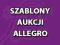 SZABLONY AUKCJI ALLEGRO