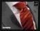 NOWY - - - JEDWAB 7cm POMARANCZ TINO TUCANI KRAWAT