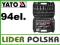 ZESTAW KLUCZY NASADOWYCH YT-1268 YATO 94el.