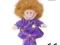 Lalka szmaciana Crazy Doll 30 cm Lila Beppe 10397