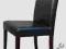 KRZESŁO F4, tapicerowane, czarne, wys.96cm !
