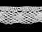 Koronka bawełniana Koronki 1m biała 21mm c089