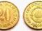 JUGOSŁAWIA 20 PARA 1980