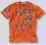 NEXT 98cm koszulka pomarańczowa z DINOZAUREM