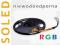 Taśma RGB LED wielokolorowa 60LED/m IP20 5m SOLED