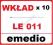 WKŁAD DO DŁUGOPISU LE 011 - 119mm różne kolory