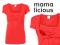 Mama Licious bluzka ciążowa/do karmienia -czerw(M)