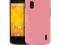 LG NEXUS 4 E960 TEXTURED PINK ETUI OBUDOWA FUTERAŁ