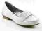 ECCO LOAFERS INDIGA YOGA WHITE PATENT JEDYNE 37