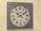 WIELKI ZEGAR ŚCIENNY DREWNO ZEGARY STYL RUSTYKALNY