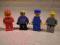 LEGO Ludzik Figurka 4 Figurki Ludziki mix 3