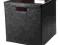 IKEA BLADIS Kosz wielofunkcyjny 32x34x32 cm CZARNY