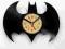 Zegar ścienny Batman wykonany z płyty winylowej
