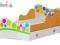 Dziecięce łóżka BabyBest łóżko Rainbow 160x80 Czwa