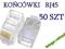 G60 50szt x KOŃCÓWKI WTYK WTYKI RJ45 RJ 45 RJ-45