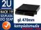Wysuwana SZUFLADA do szaf RACK 19 na klucz 470mm