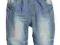 H&amp;M NOWE SPODNIE CHŁ JEANS NIEBIESKIE__74