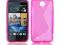 Etui Futerał S-Line HTC Desire 300 różowy wzór S