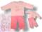 BAMBINI komplet bluzka spodnie 56 cm 0-1 mc NOWY