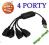 G123 CZARNY HUB (ROZDZIELACZ) USB 4-PORTY F-VAT