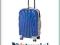 MAŁA TWARDA WALIZKA VIP NIEBIESKA ZAMEK TSA 4KÓŁKA